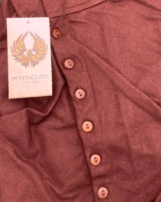 Notker Hood Wool - Brown - kaptur średniowieczny