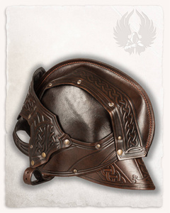 Mantikor Lederhelm Braun