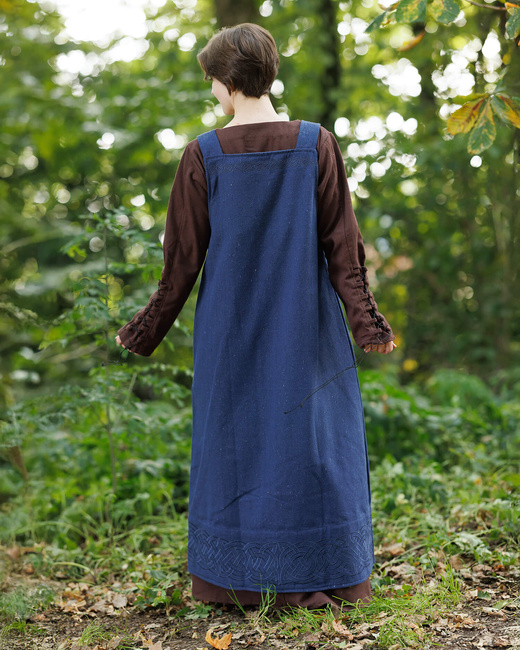 Alva Apron Dress Blue - suknia fartuchowa