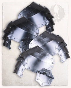 Balthasar Spaulders Large - Browned