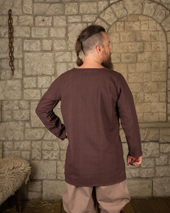 Tronde Tunic Canvas Brown - płócienna tunika