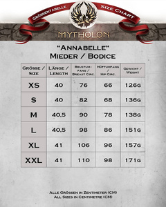 Annabelle Bodice Bordeaux - kamizelka gorsetowa