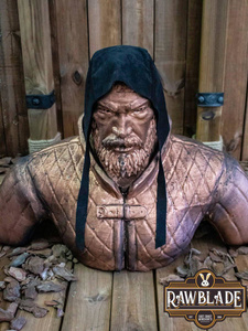 Barbadok Leather Coif - Black