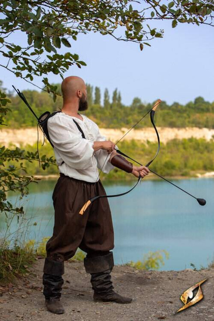 Archery Bracer - Brown - karwasz łuczniczy