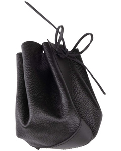Veltor leather bag - Black - skórzana sakwa