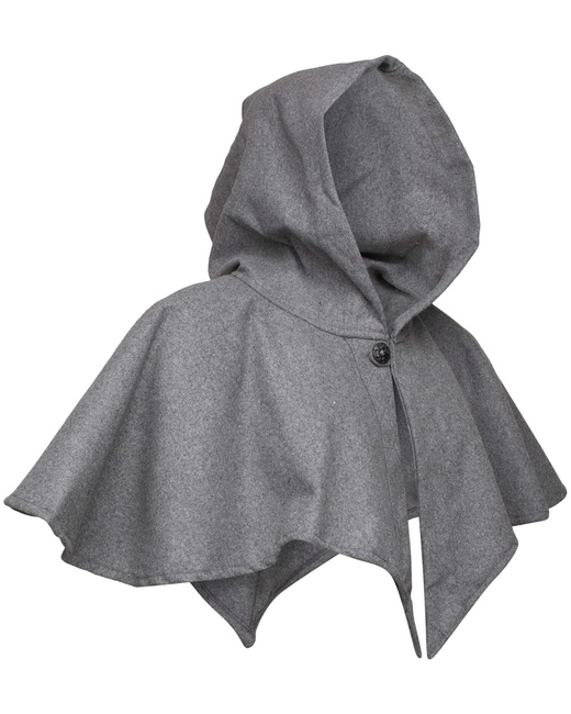 Ceres Hood Wool - Grey - kaptur wełniany