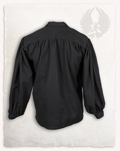 Jonathan Shirt - Black - koszula bawełniana