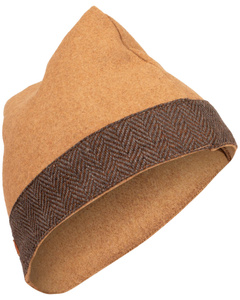 Toki hat wool - Sand - wełniana czapka 