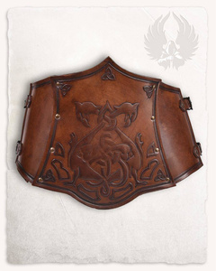 Isolde Bodice Celtic Brown - skórzany gorset