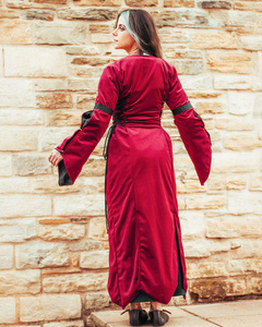 Antaris Dress Velvet - Bordeaux- aksamitna suknia