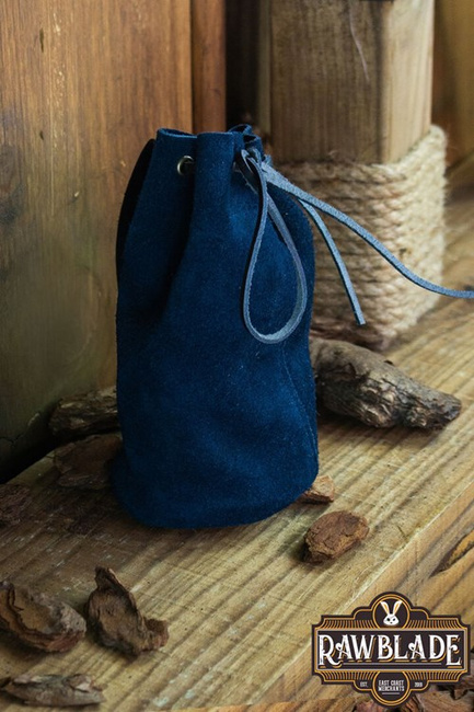 Adventurer Tube Pouch - Blue - zamszowa sakiewka