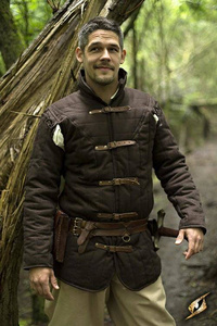 Gambeson Warrior w. Long Sleeves - Brown