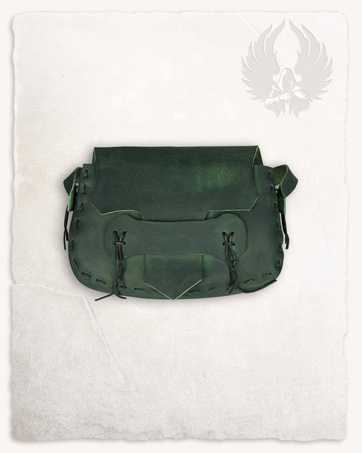 Meera Shoulder Bag Oliv - skórzana torba na ramię