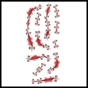 Stapled Tattoo - tatuaż tymczasowy