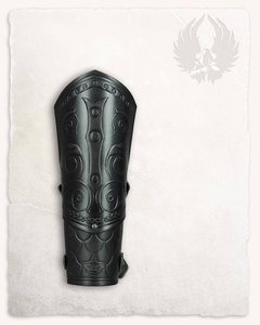 Gawain bracers black - skórzane karwasze
