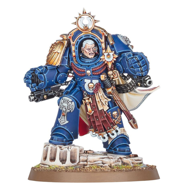 Warhammer 40000: Ultramarines Marneus Calgar in Armour of Antilochus