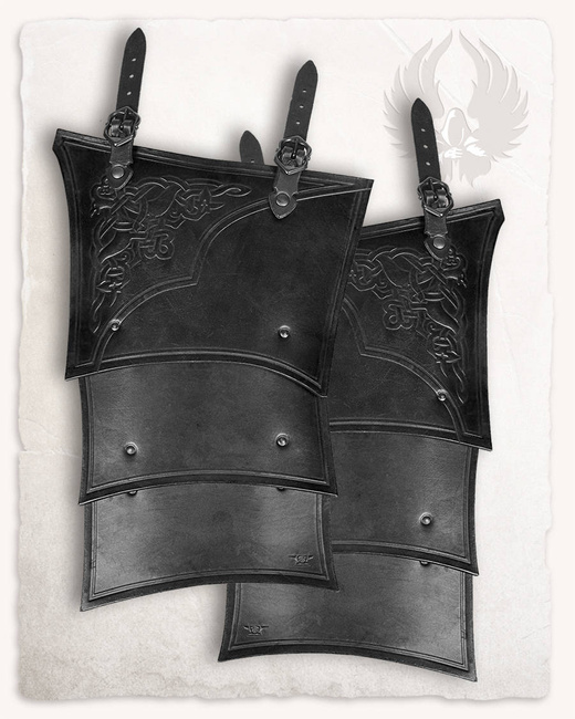 Mantikor Leather Tassets - Black