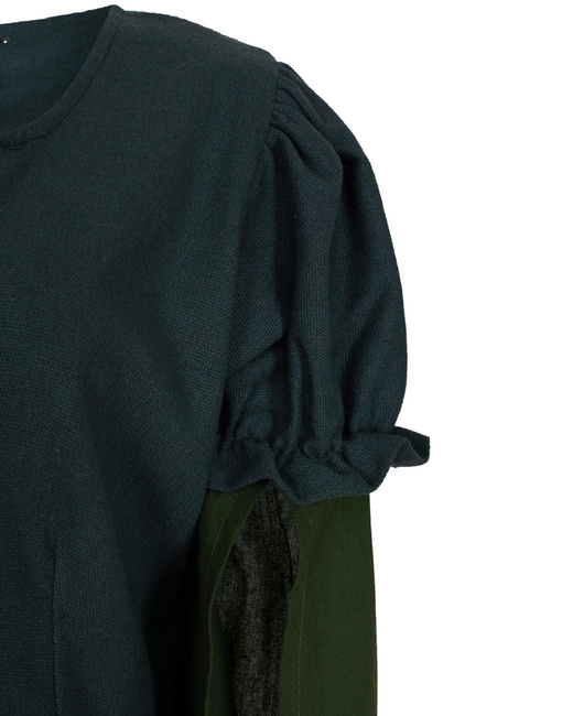 Loreley Dress - Green - suknia bawełniana