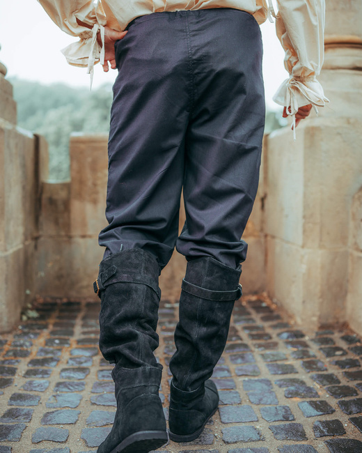 Philipp Pants Cotton Black - bawełniane spodnie