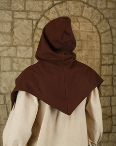 Folke Hood Brown - kaptur bawełniany