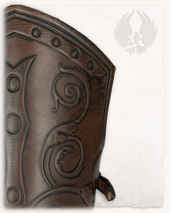 Gawain bracers brown - skórzane karwasze