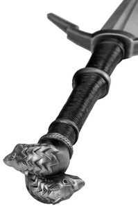 Geralt's Silver Sword - Wolf - wiedźmiński srebrny miecz Szkoły Wilka