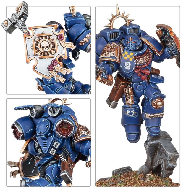 Warhammer 40000: Space Marines Captain with Jump Pack and Relic Shield
