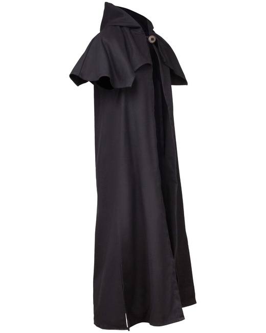 Abraxas Duster Canvas Black - średniowieczna opończa