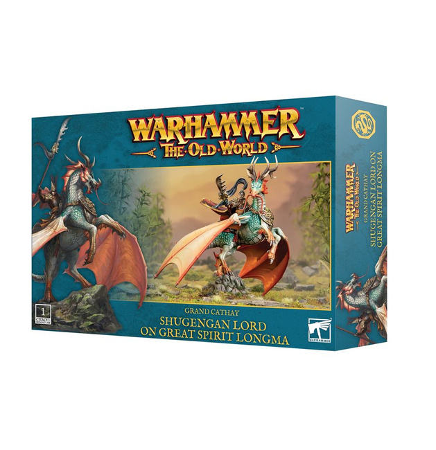 Warhammer: The Old World Grand Cathay Shugengan Lord on Great Spirit Longma