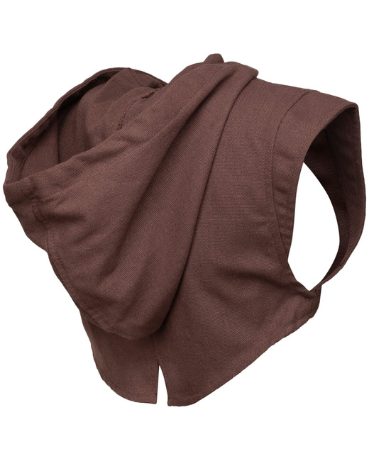 Galatea hood canvas Brown - kaptur z krótkim bolerkiem