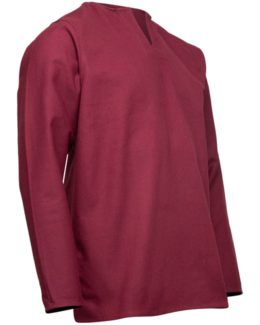 Rurik shirt - Bordeaux - koszula bawełniana
