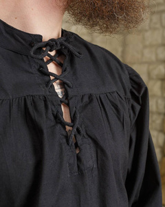 Alex shirt black- koszula średniowieczna