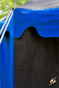 Marquee Tent - 5x8m - Epic Black/Lapis Blue
