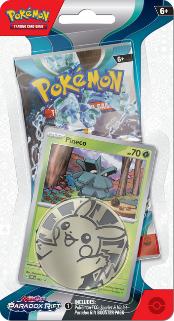 Paradox Rift Checklane Blister Pineco Pokémon TCG