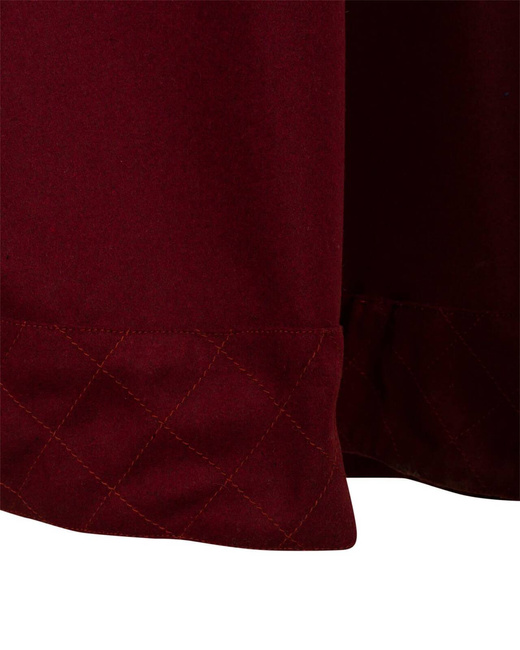 Ceres Cloak Wool - Bordeaux - płaszcz wełniany
