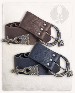 Ulrich Belt Black - skórzany pas