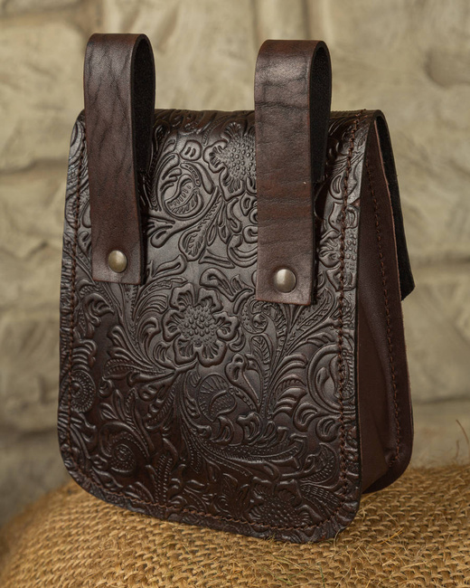 Beatrice Belt Bag Floral - Brown