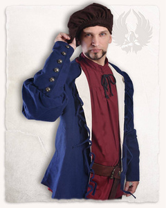 Stefan Beret Wool Brown - beret średniowieczny z wełny