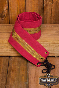 Jeanne fabric belt - Red