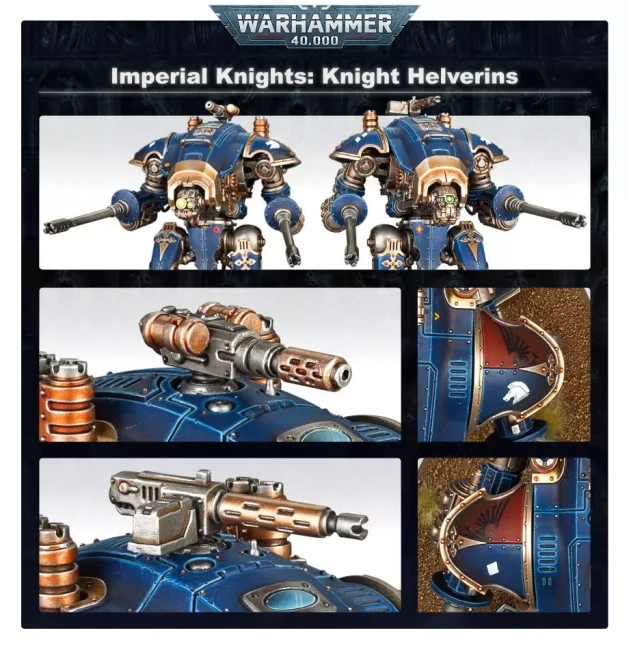 Warhammer 40000: Imperial Knights Armigers Helverins/Warglaives