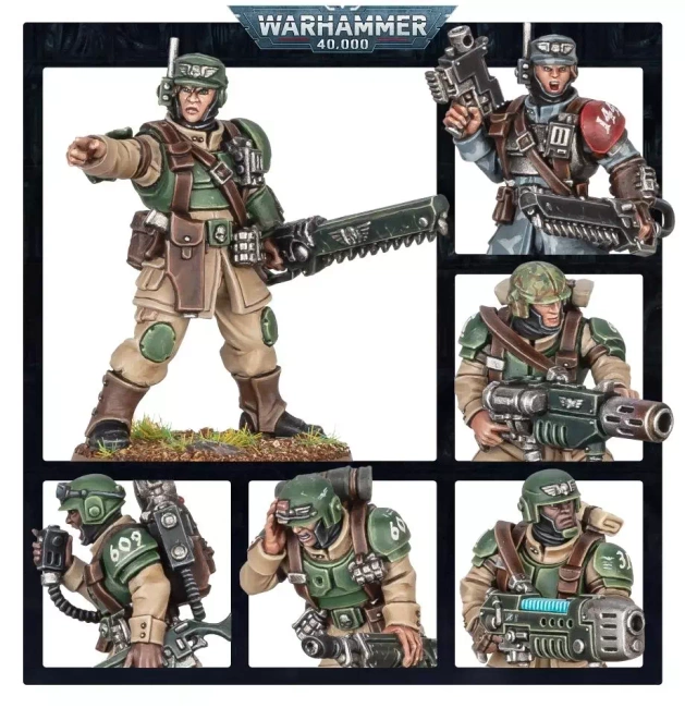 Warhammer 40000: Astra Militarum Cadian Cadian Shock Troops