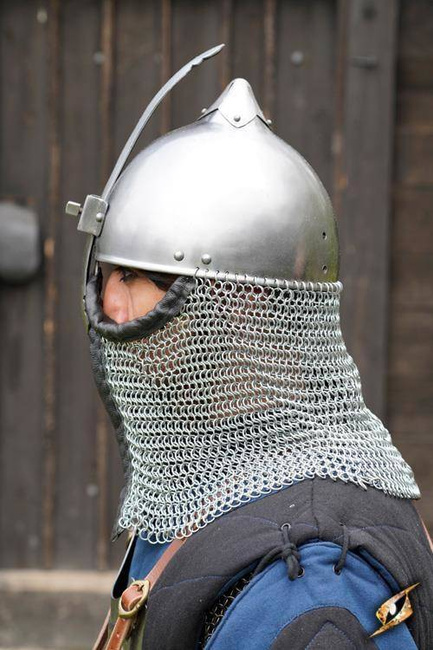 Persian Helmet - Polished Steel