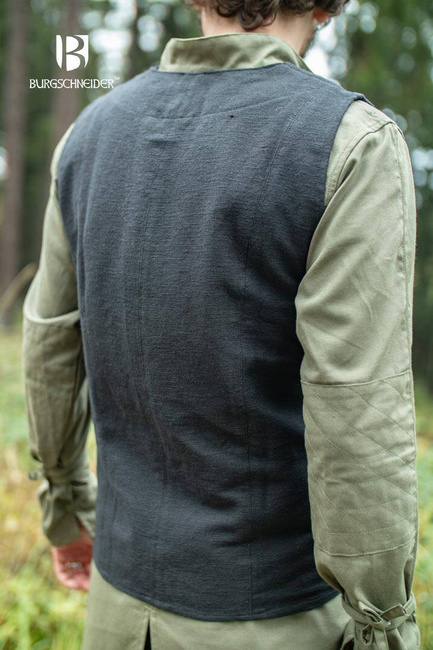 Weskit Maron - Black - męska kamizelka