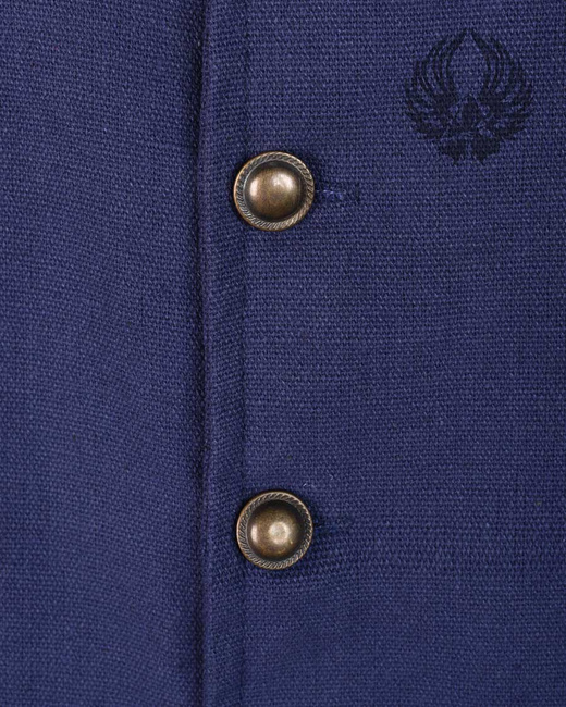 Fletcher Vest Blue - płócienna kamizelka