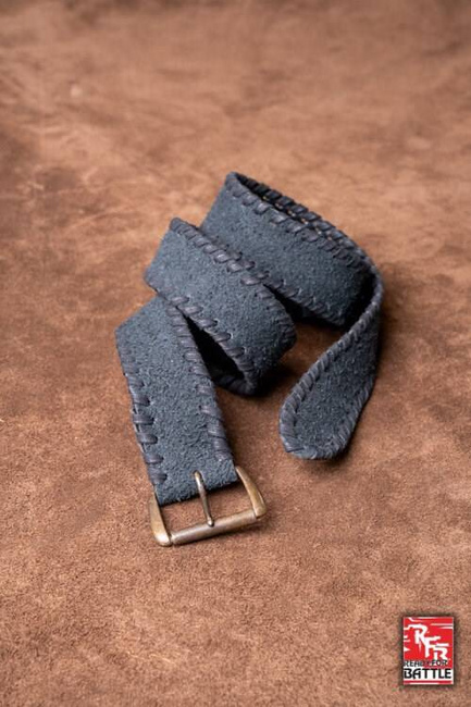 RFB Belt - Laced - Faux Leather - Black - 100 cm