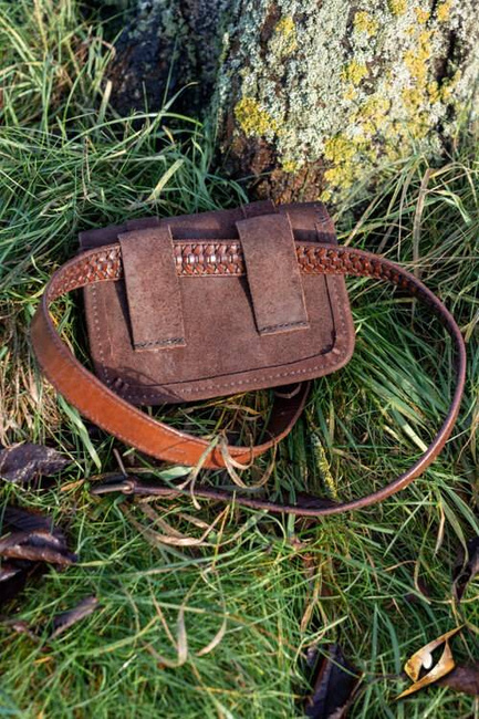 Warrior Bag - Suede - Brown - Large