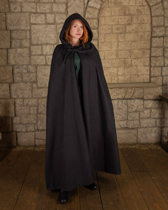 Harun Cloak Canvas Black - płócienna opończa