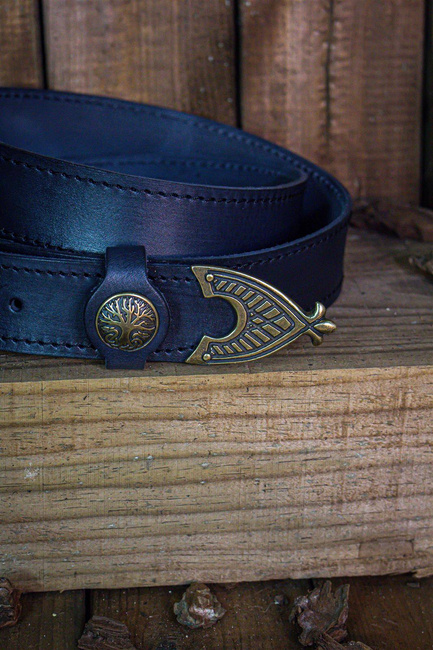 Hrothgar Viking Ornate Belt - Black