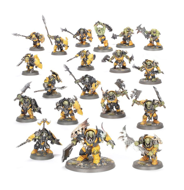 Age of Sigmar: Spearhead Orruk Warclans Ironjawz Bigmob