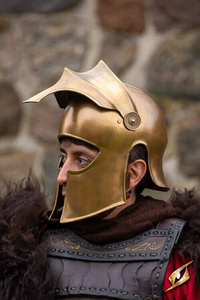 Corinthian Helmet - Brass - hełm koryncki